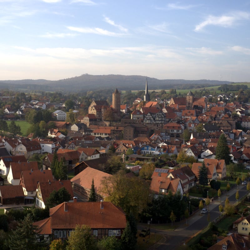 Luftaufnahme Burgenstadt Schlitz Luftaufnahme Burgenstadt Schlitz